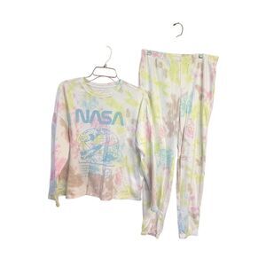 NASA Womans tie-dye PJS Sz S NWOT